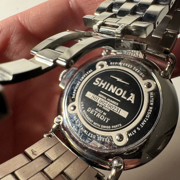Shinola 47MM Runwell Stainless steel watch - Picture 4 of 10